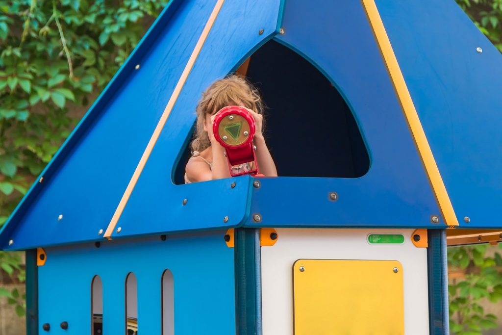 child in a playground